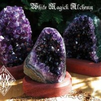 Crystal Shows on the White Magick Alchemy Facebook Page