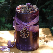 NEW!~ Wild Harvest Berry and Frankincense Pillar Candle for Lammas and Mabon 2014
